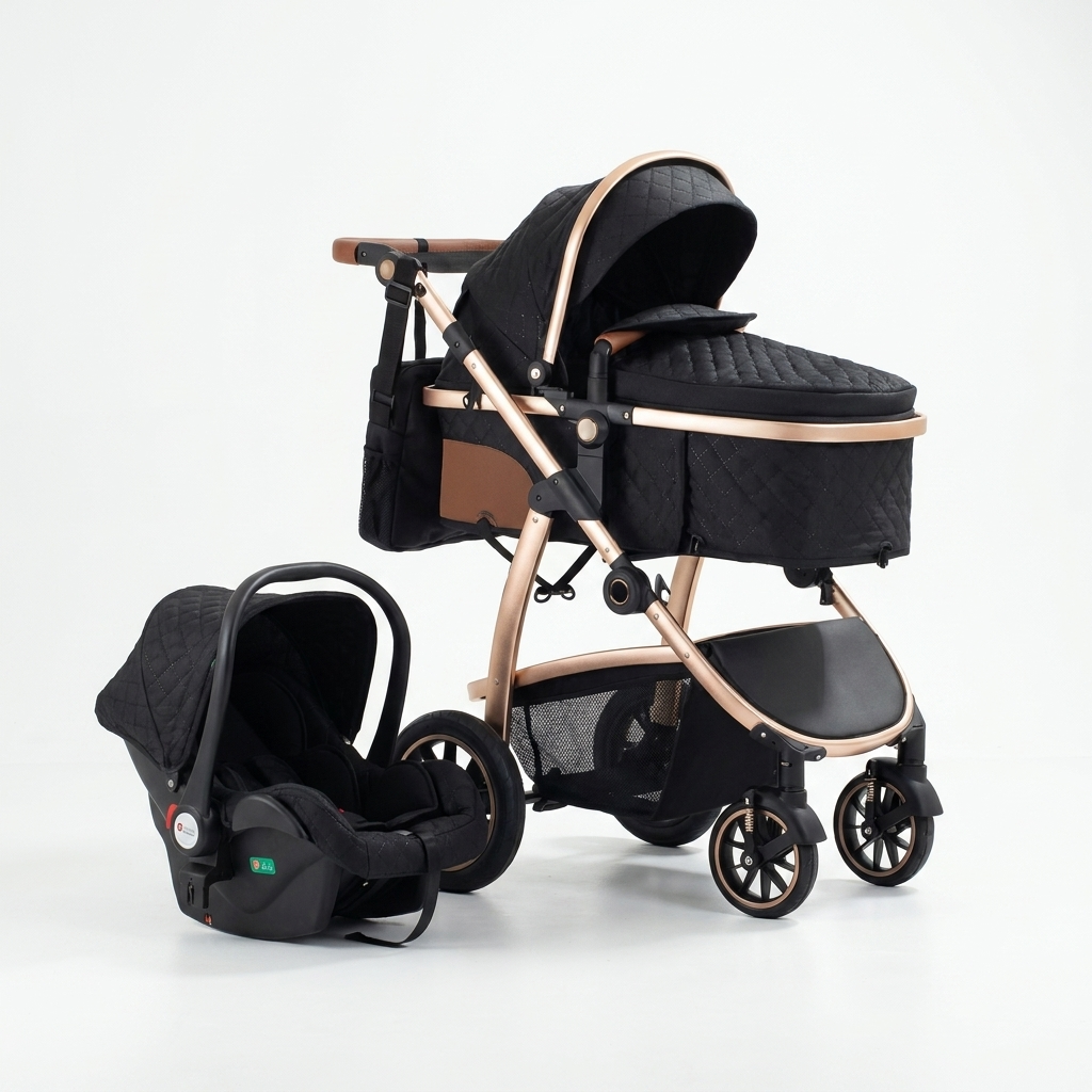 Nursaya 3-in-1 Pushchair - Newborn to Toddler Travel System