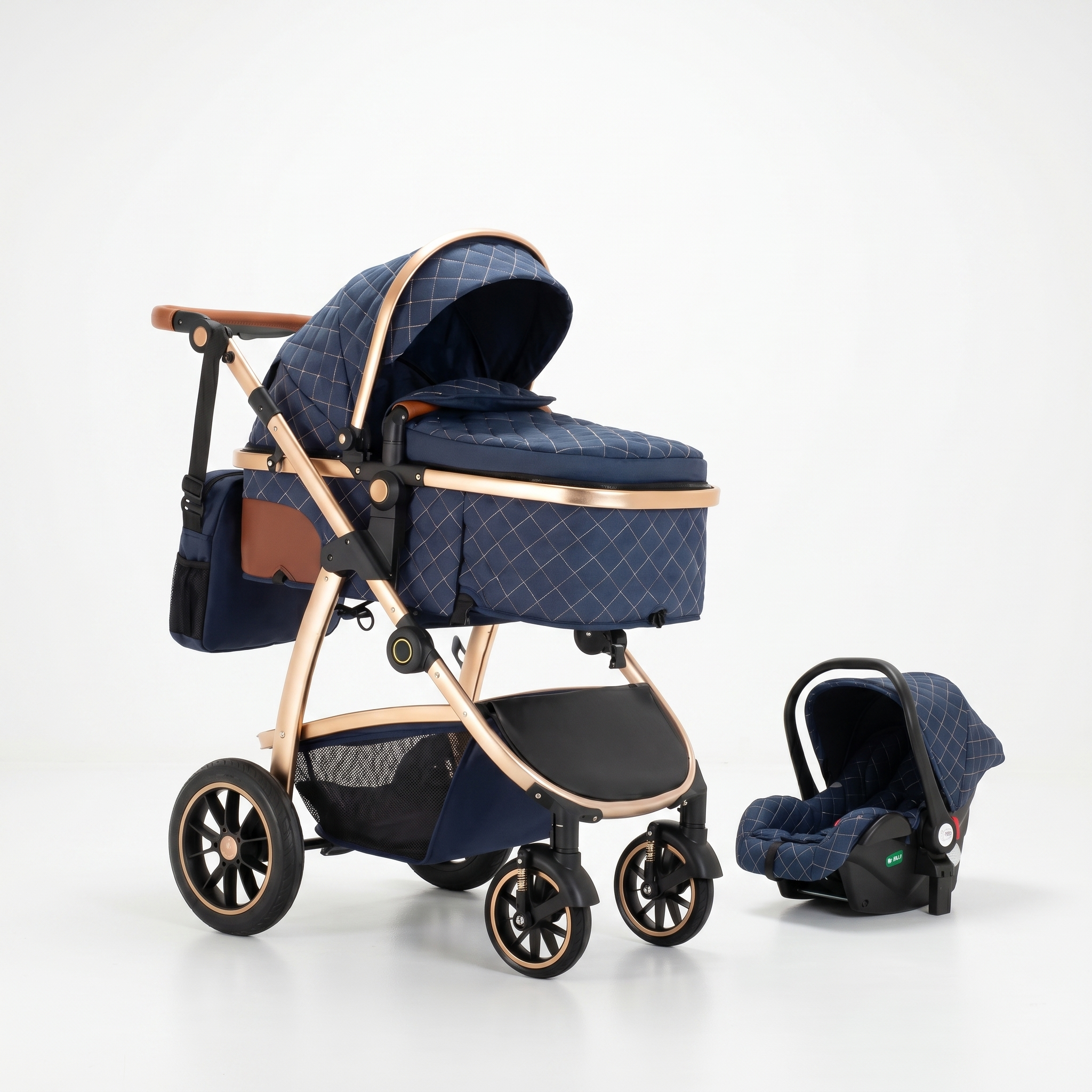 Nursaya 3-in-1 Pushchair - Newborn to Toddler Travel System