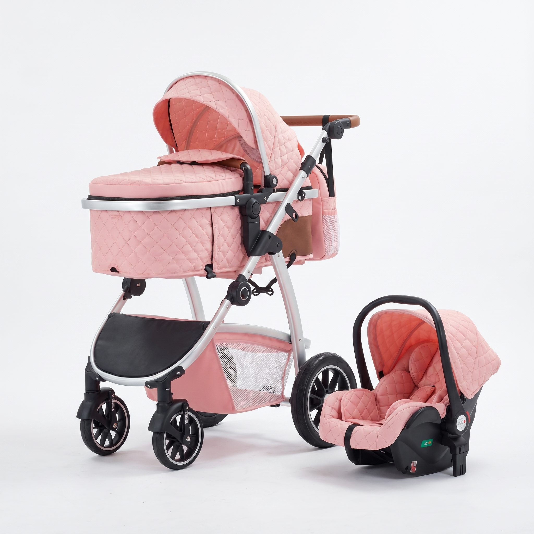 Nursaya 3-in-1 Pushchair - Newborn to Toddler Travel System