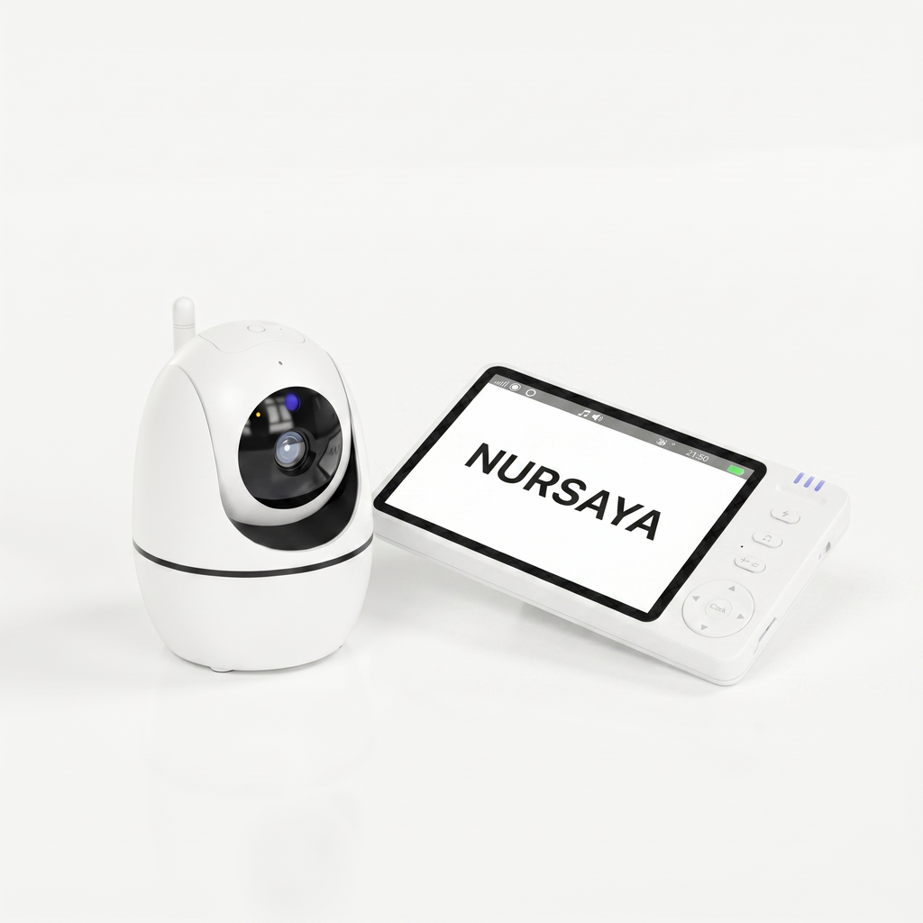 Nursaya Smart Baby Monitor - Night Vision, Two-Way Audio & Your Peace of Mind