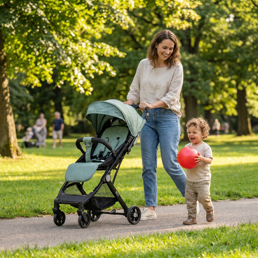 Nursaya Lightweight Travel Pushchair - Fits Cabin Luggage