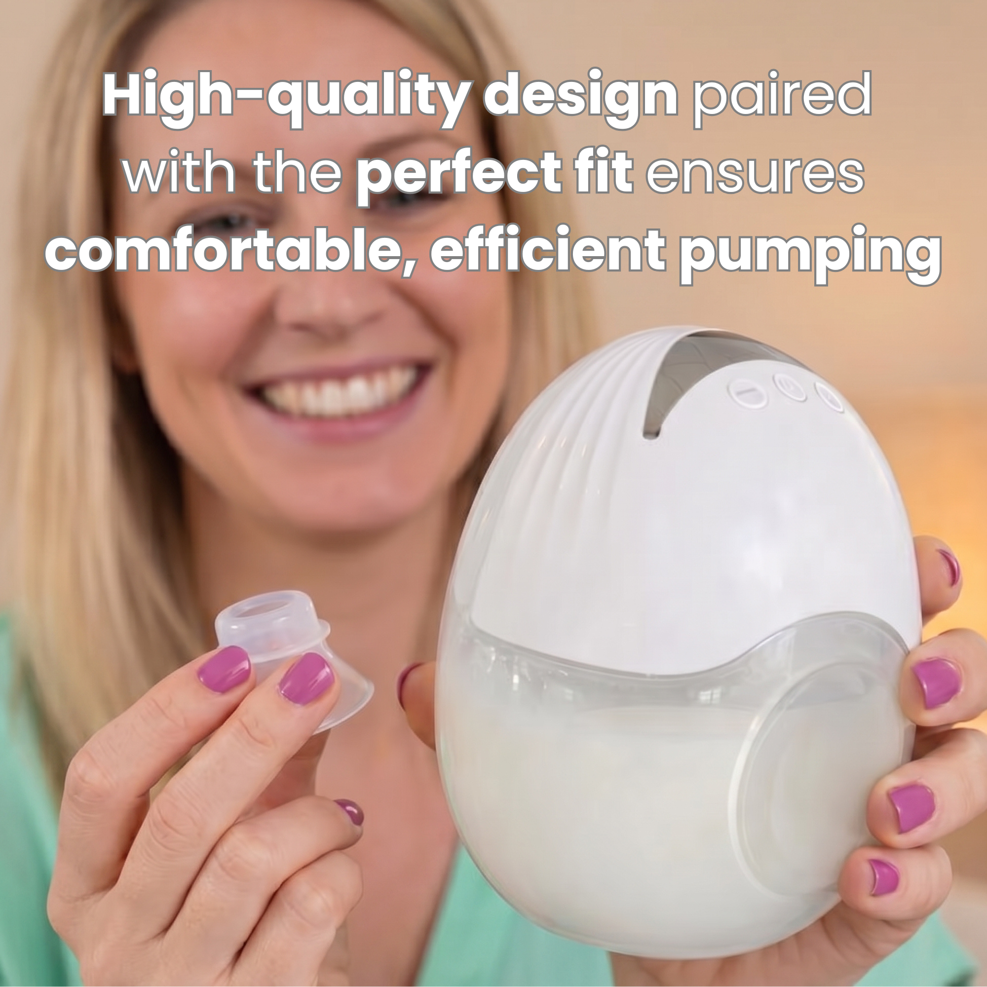Nursaya Pro Electric Breast Pump - Maximum Output in Minimal Time, Silent & Powerful