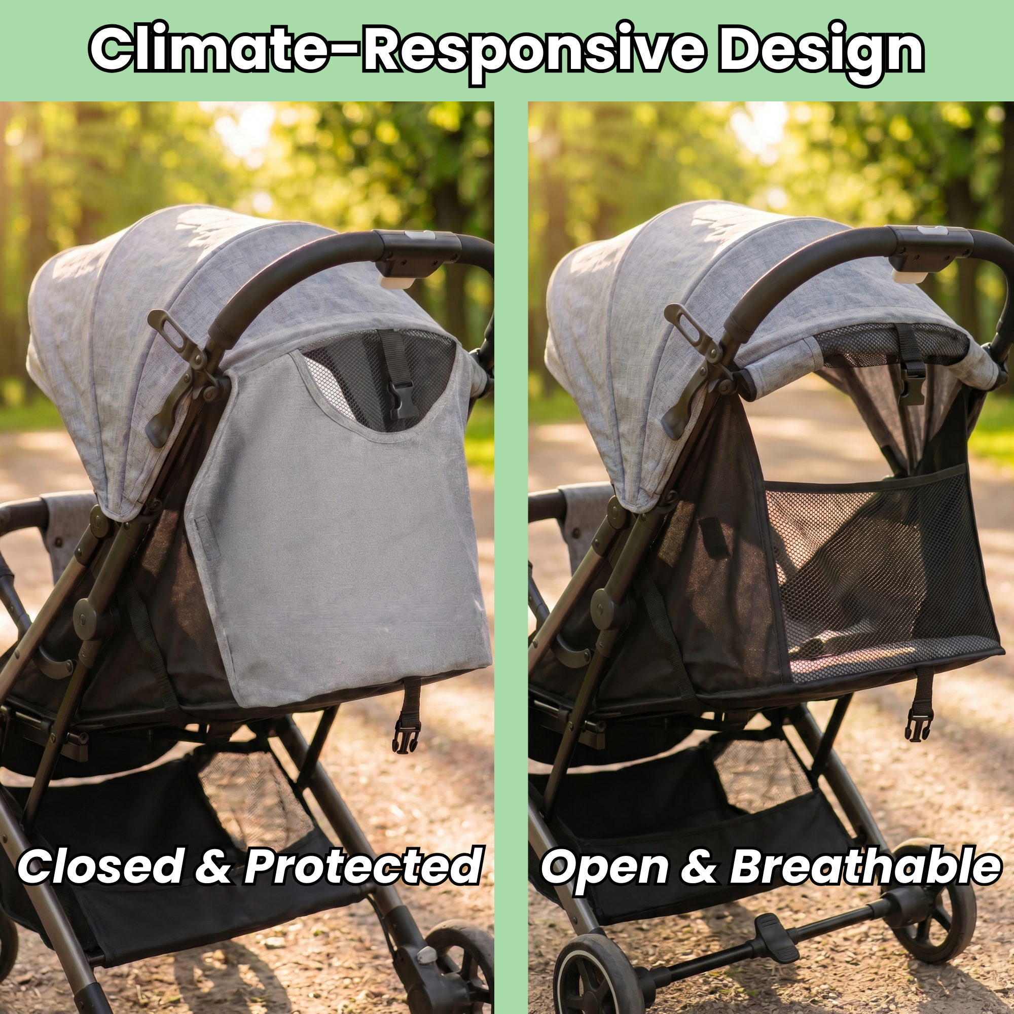 Nursaya Lightweight Travel Pushchair - Fits Cabin Luggage