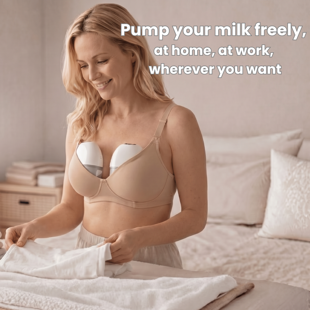 Nursaya Compact Electric Breast Pump - Ultra-Silent, Portable Design for Pumping Anywhere