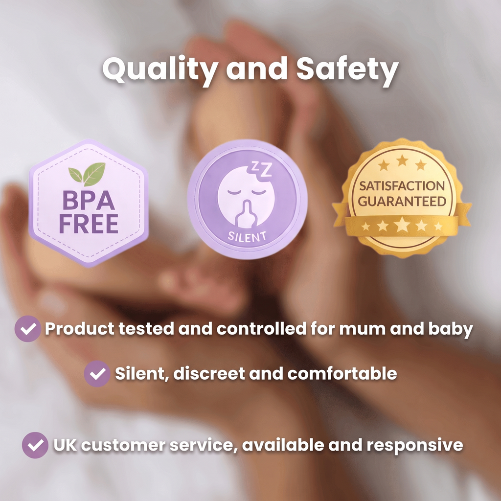 Nursaya Compact Electric Breast Pump - Ultra-Silent, Portable Design for Pumping Anywhere