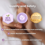 Nursaya Compact Electric Breast Pump - Ultra-Silent, Portable Design for Pumping Anywhere