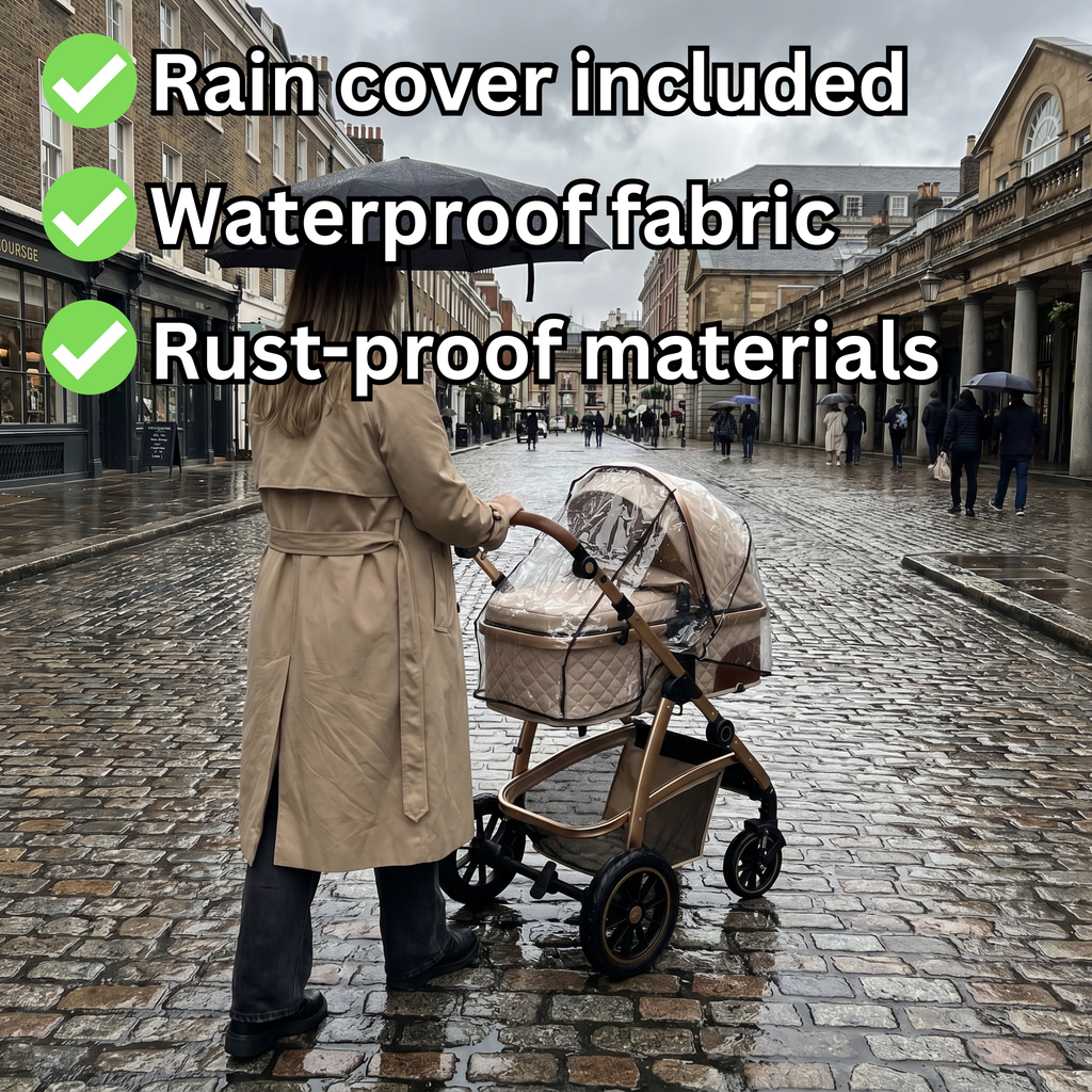 Nursaya 3-in-1 Pushchair - Newborn to Toddler Travel System