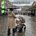 Nursaya 3-in-1 Pushchair - Newborn to Toddler Travel System