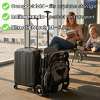 Nursaya Lightweight Travel Pushchair - Fits Cabin Luggage