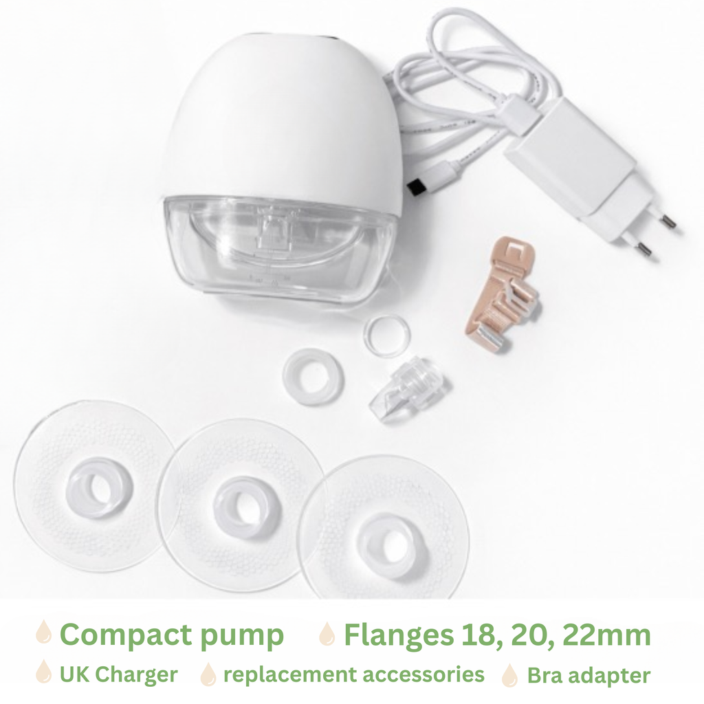 Nursaya Compact Electric Breast Pump - Ultra-Silent, Portable Design for Pumping Anywhere