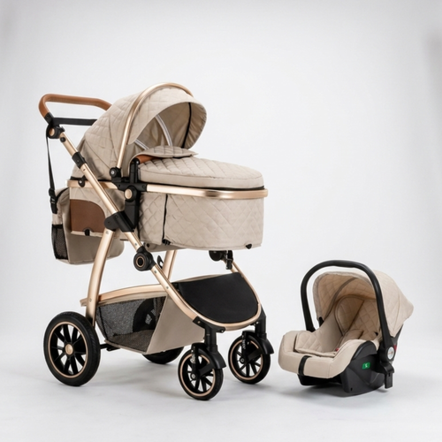 Nursaya 3-in-1 Pushchair - Newborn to Toddler Travel System