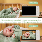 Nursaya Smart Baby Monitor - Night Vision, Two-Way Audio & Your Peace of Mind