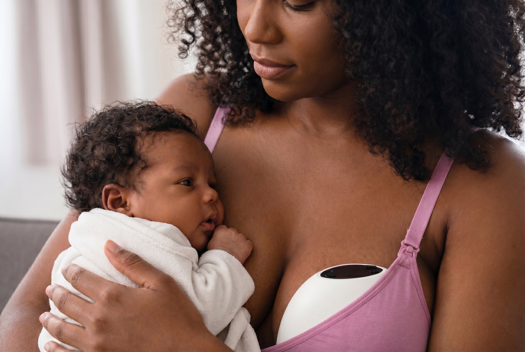 Nursaya Compact Electric Breast Pump - Ultra-Silent, Portable Design for Pumping Anywhere