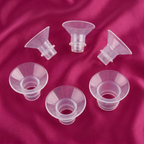 Nursaya Breast Pump Flanges - Medical-Grade Silicone, Custom Sizing for Maximum Comfort