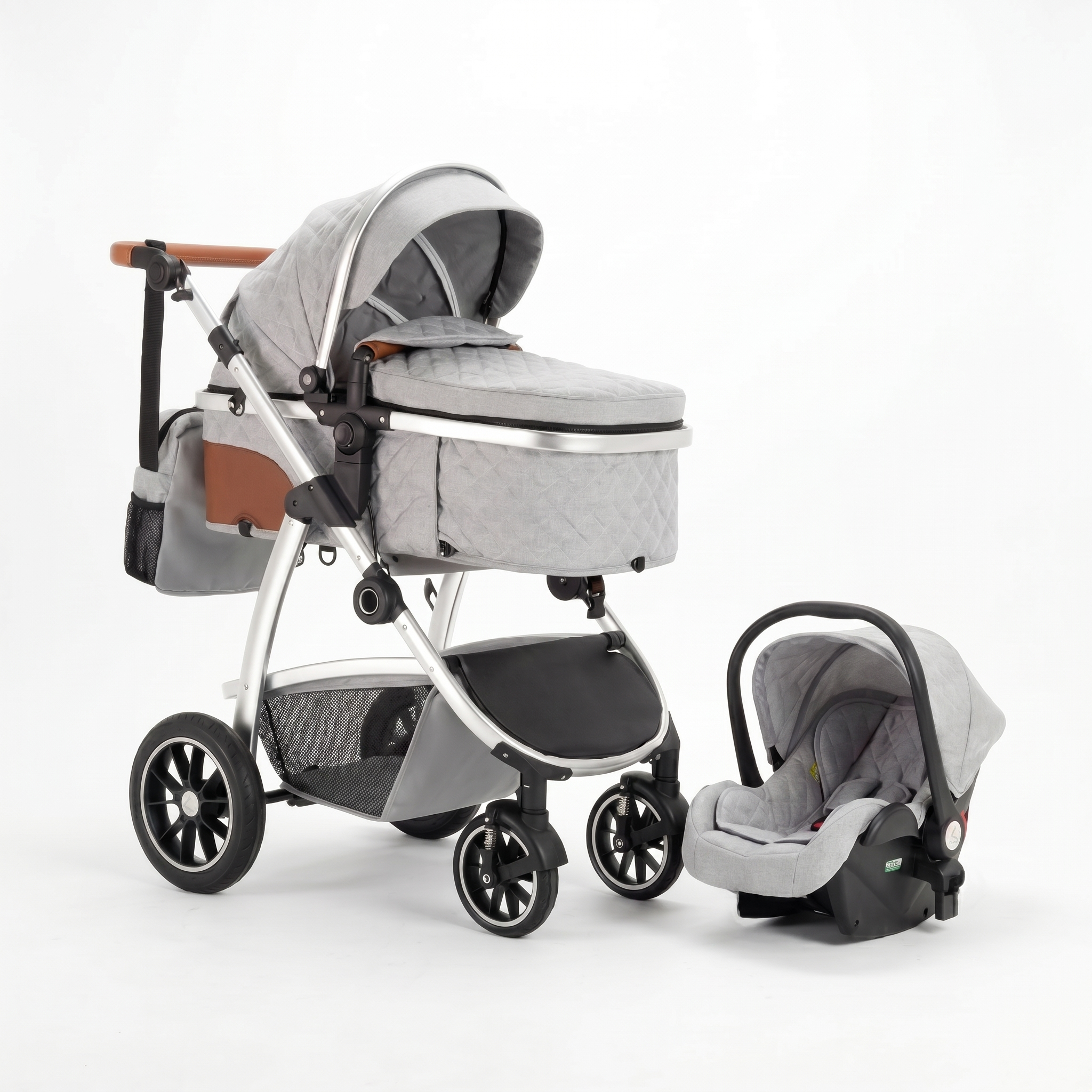 Nursaya 3-in-1 Pushchair - Newborn to Toddler Travel System
